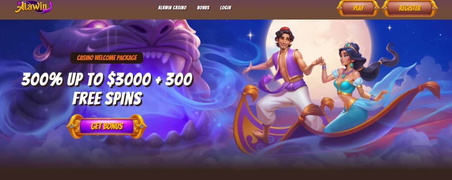 Alawin Casino screen